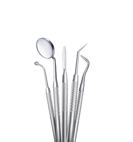 dental tools displayed